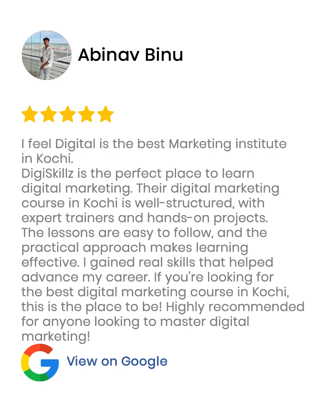 Google review kochi 4